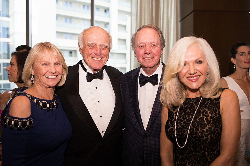 Carol and Larry English with Hank and Melinda Foster