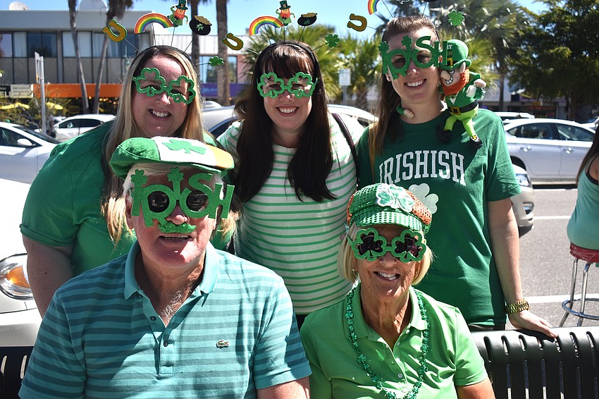 Back: Elizabeth, Julie and Janet Conway; Front: John and Kay Conway