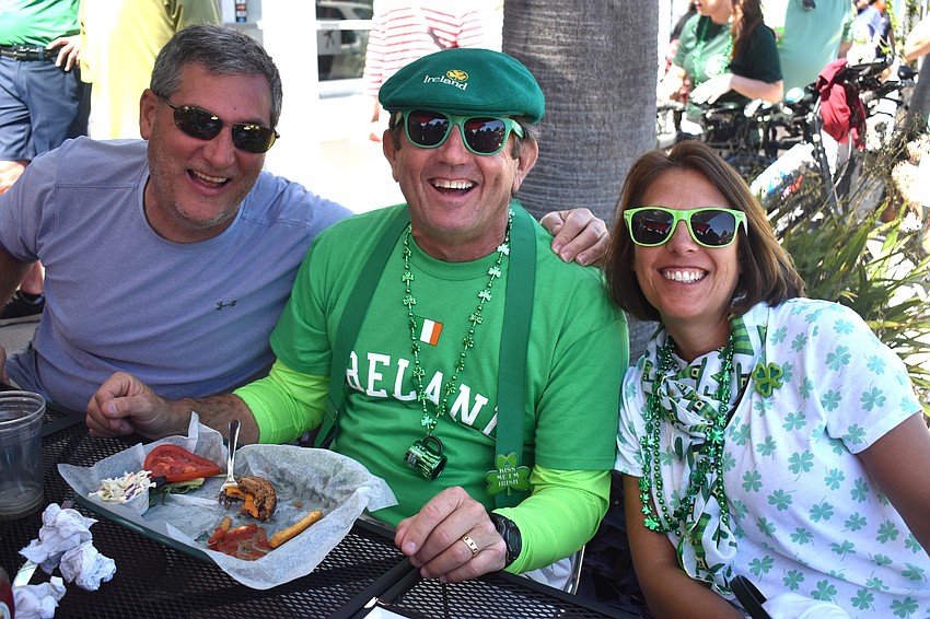 Mark DeAngelis, Mike McAdaragh and Janice DeAngelis