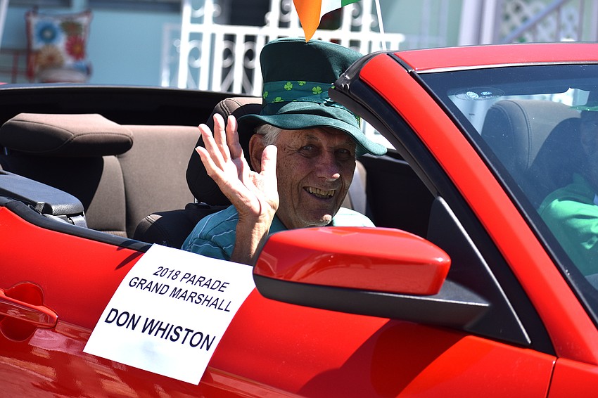 Don Whiston was the parade grand marshal