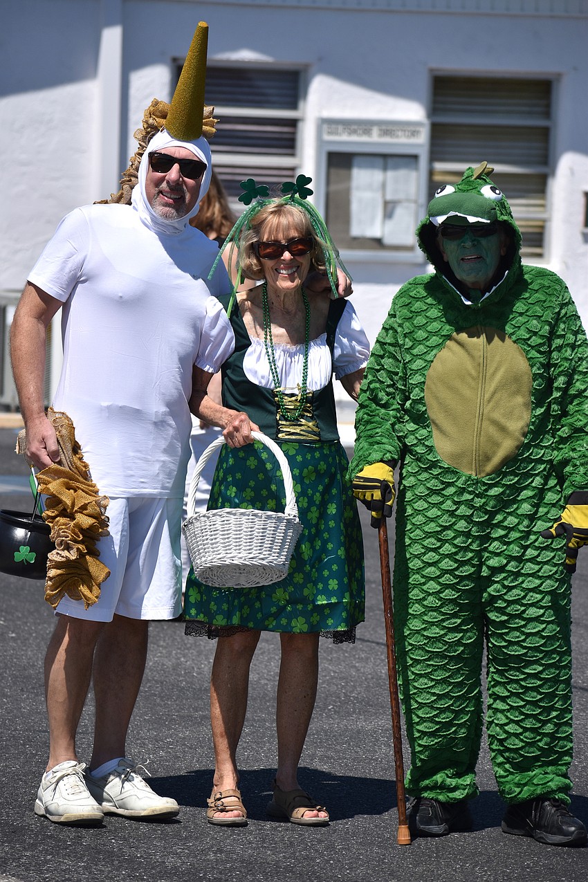 Art Reitz, Marge Tonner and Tom McCarthy