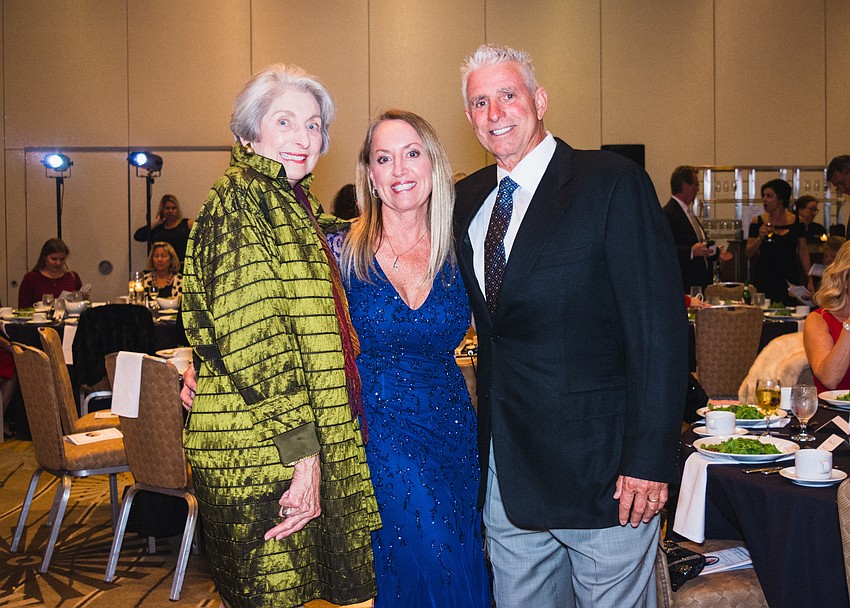 Michael Saunders with Tracy and Bill Bill DeRamo