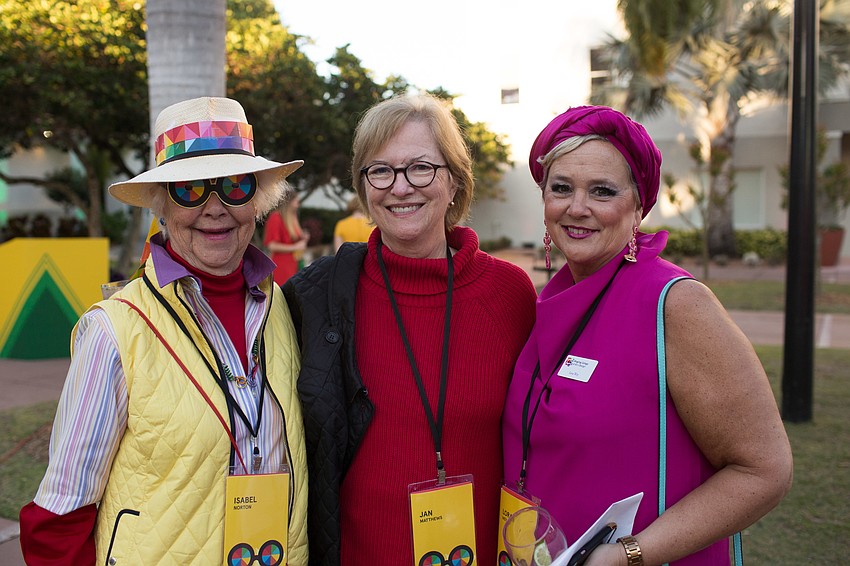Isabel Norton, Jan Matthews and Lora Wey