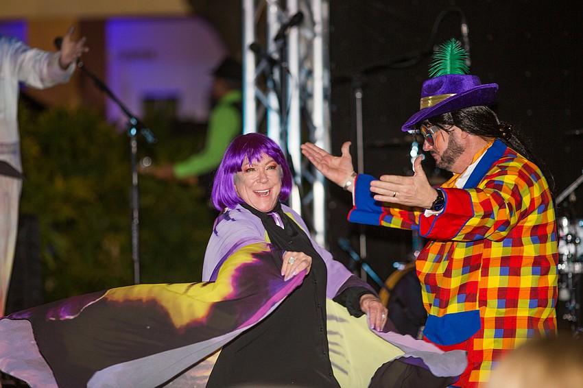 Sherry and Tom Koski won best representation of the theme in the costume contest.