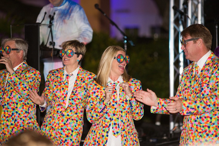 The Willis Smith group also won best representation of the theme with their confetti suits.