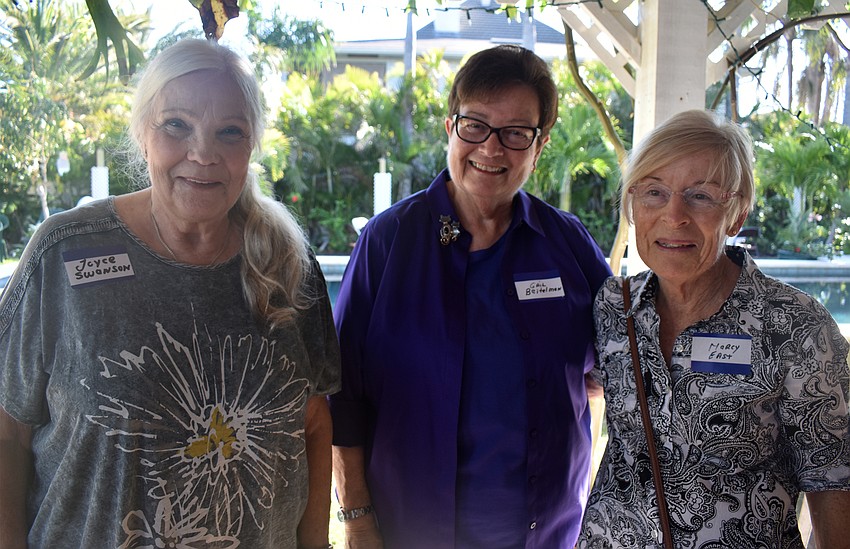 Joyce Swanson, Gail Beitelman and Mary East