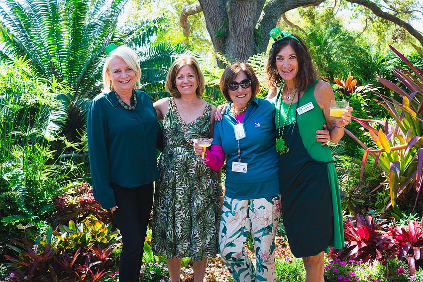 Sarasota Garden Club members Debra Kealkahn, Jackie Cutrone, Karen Pariser and event chairwoman Randi Broida