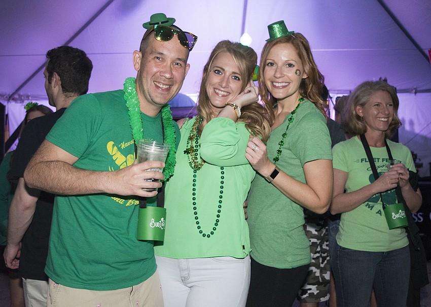 John Schramm, Lindsey Young and Christina Rogers