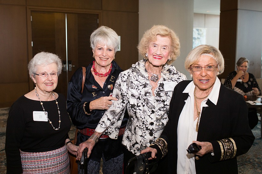 Isabel Becker, Edie Chaifetz, Betty Schoenbaum and Jeanne Betty Weiner