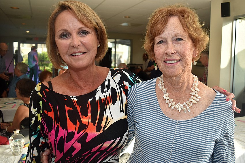 Linda Hamilton and Eileen Burns