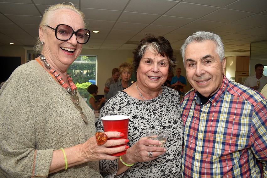 Sheila Nemes and Janet and Ed Polansky