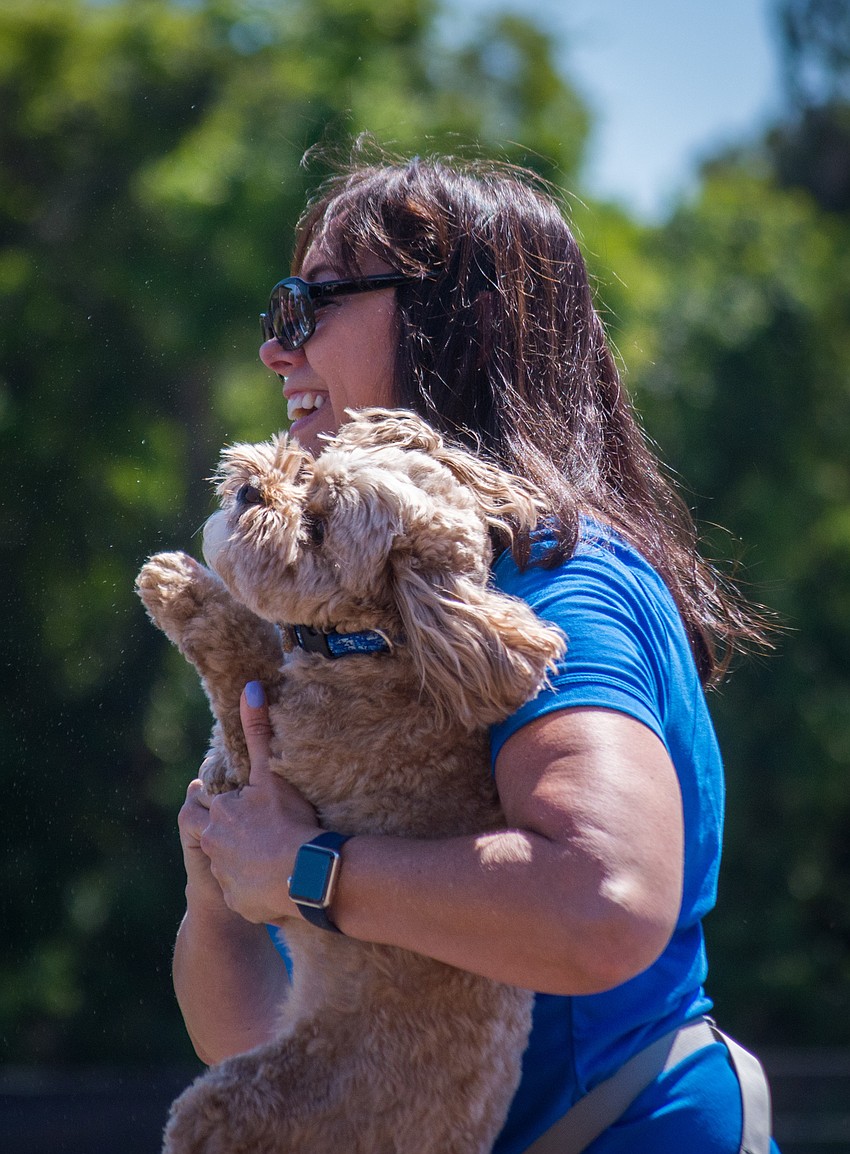 Helen Duvin and Dakota.