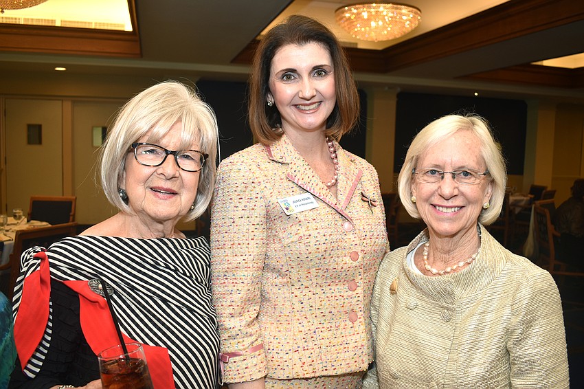 Chairwoman Heidi Thomas, Vice President of Philanthropy for Children First Jessica Rogers and chairwoman Daphne Walker