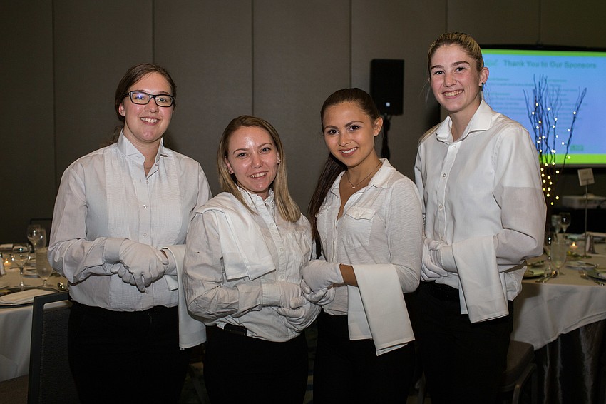 USF students Sarah Jackel, Megan Freeman, Amber Bixby and Megan Carrigan