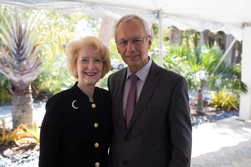 Christine Jennings and Executive Director and Honoree Steven High