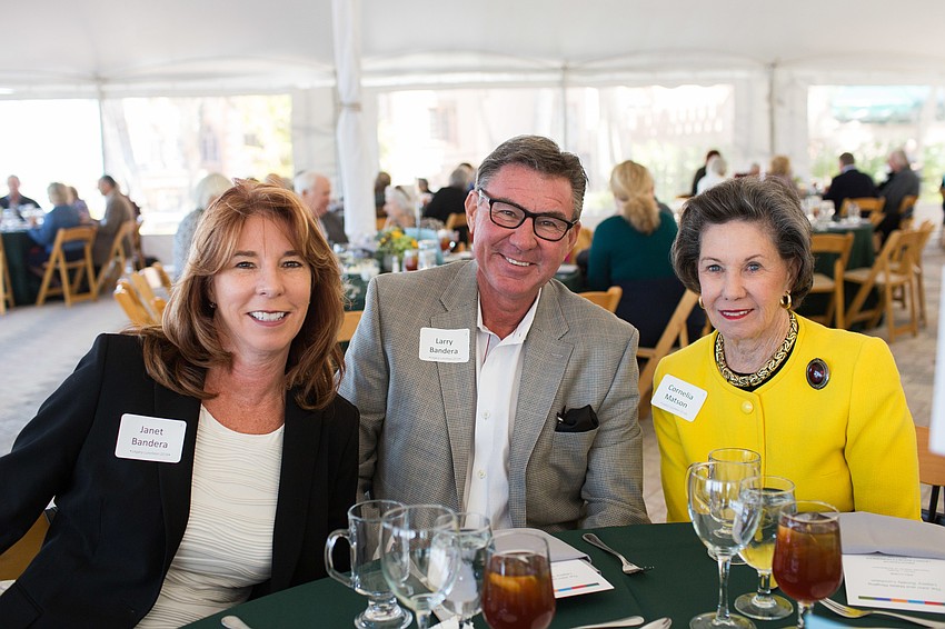 Honorees Janet and Larry Bandera with Cornelia Matson