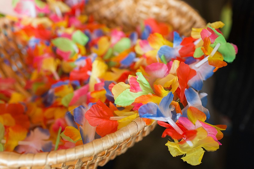 Guests were given a lei once aboard the cruise.