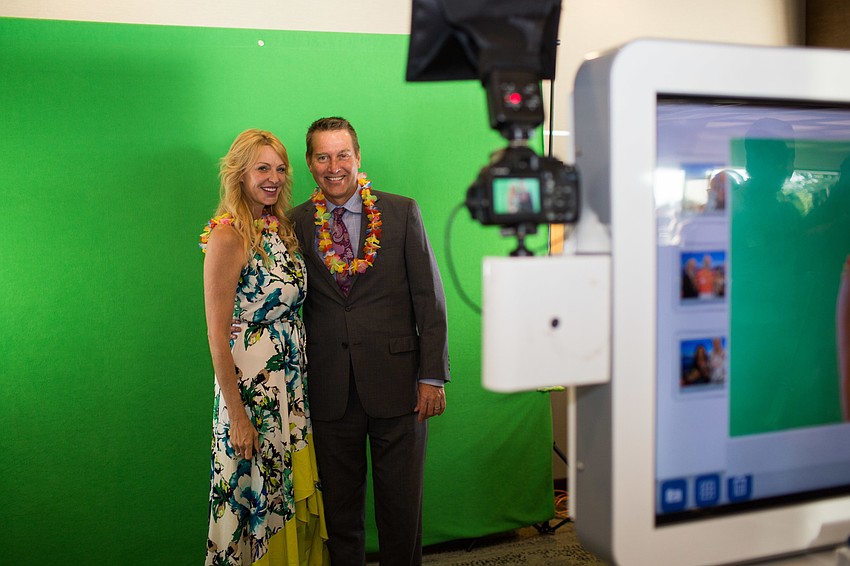 Mike and Dawn Bear pose for a photo.