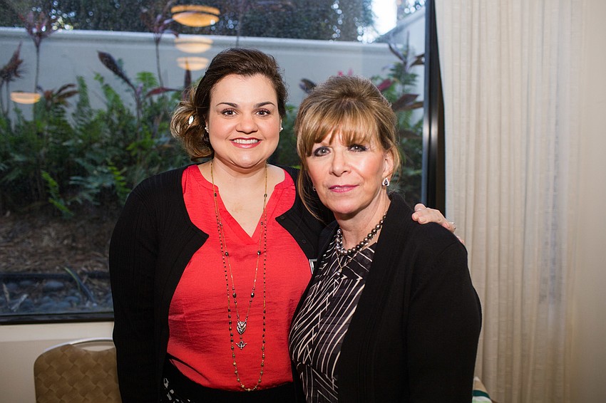 Author Abby Johnson and Chairwoman Lesley Huntley