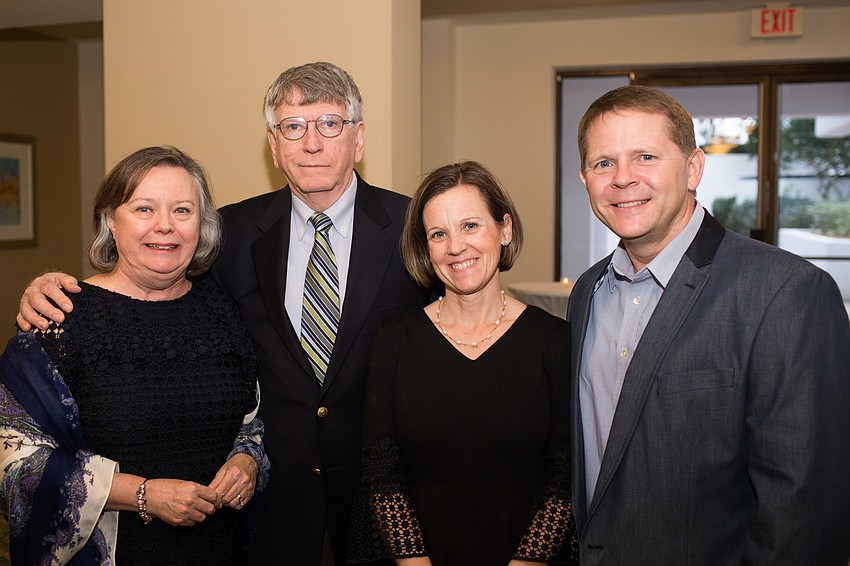 Betsy and John Balliett with Amy and Ken Aldrich