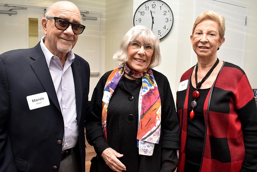 Marvin Albert, Gerri Aaron and Carol Cameiner