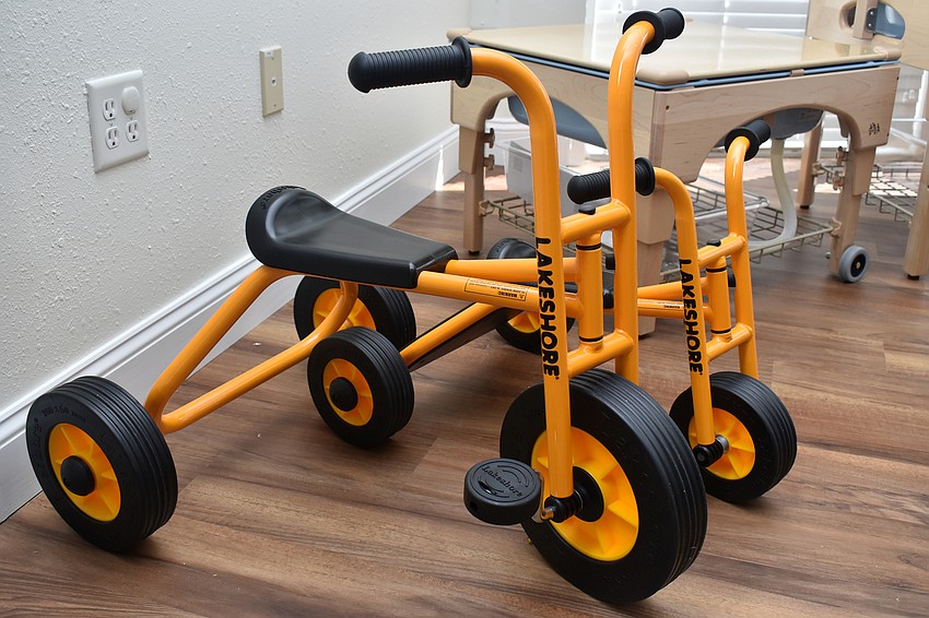 As a birthday gift, new playground equipment was donated in Jo Rutstein’s honor.