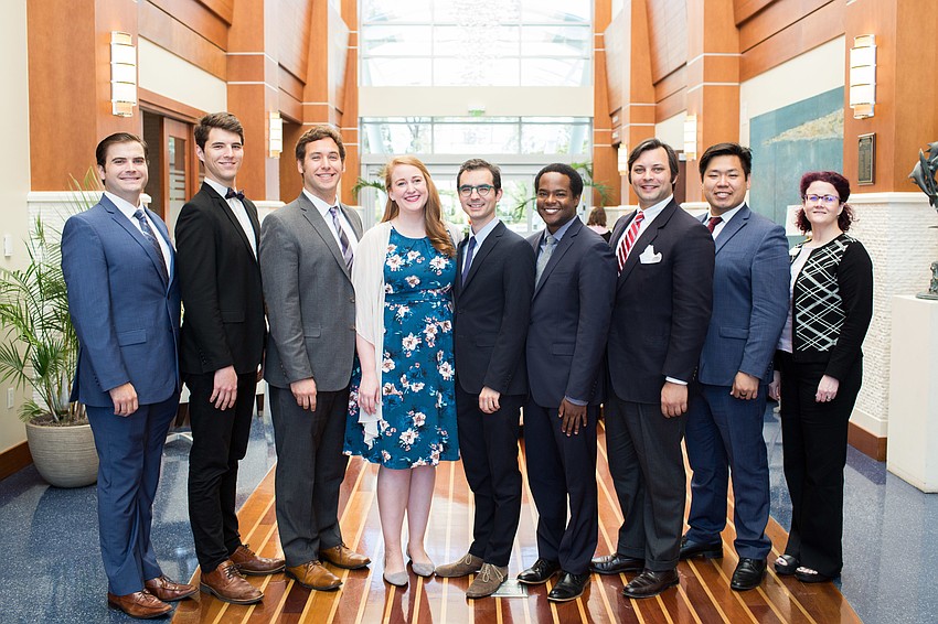 Andrew Surrena, Sean Christensen, Stephen Martin, Caitlin Crabill, Nicolò Sbuelz, Samuel Schlievert, John Kun Park and Brenda Tamm.