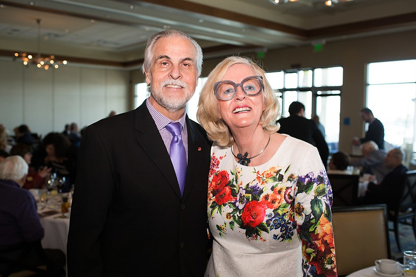 Sarasota Opera Artistic Director Victor DeRenzi and Annette Lloyd in 2018.