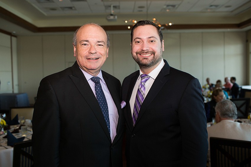 Sarasota Opera Executive Director Richard Russell and Steven Aguilò-Arbues