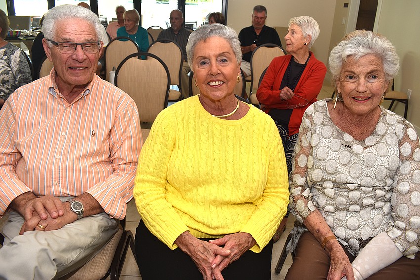 Sandy and Marcia Mackman and Lenore Weiss