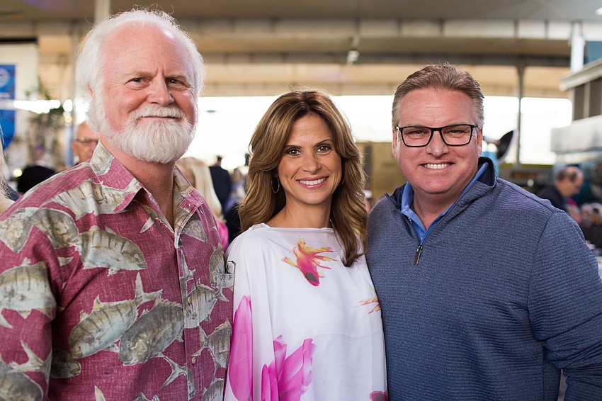 President & CEO Dr. Michael P. Crosby with Lori and Mike Moran