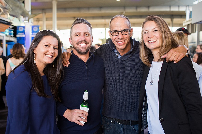Sarah Firstenberger and Rob Vanderberg with Zack and Debbie Kaplan