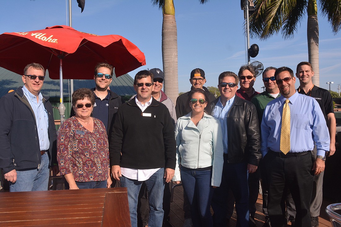 Members of the Lakewood Ranch Business Alliance  who came to the spring training event.