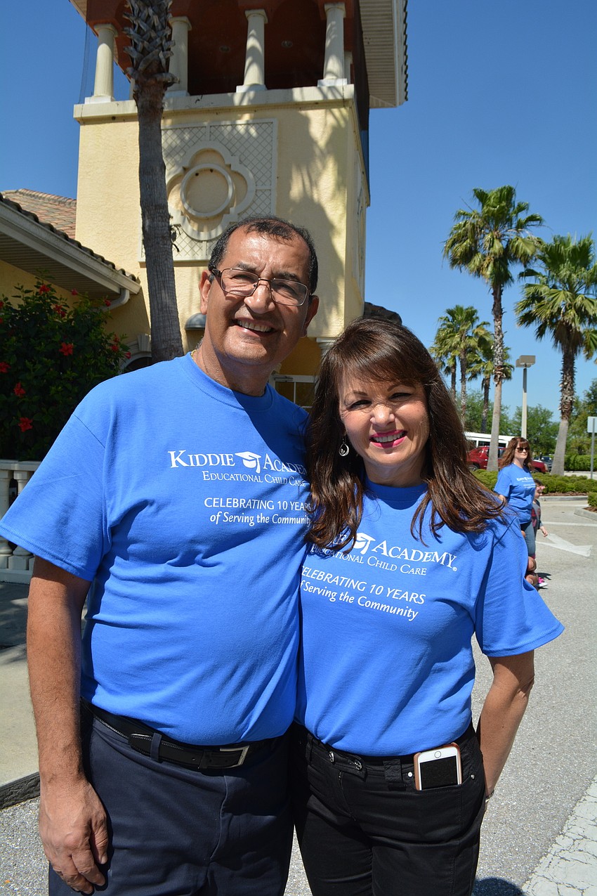 Kiddie Academy of Lakewood Ranch franchise owners Bill Schmidt and Marina Wolf-Schmidt cannot believe they've been in business for 10 years.