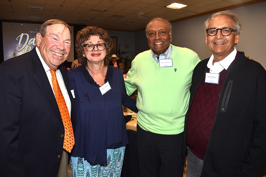 Ronald Schimel, Estelle Mathur, Ravi Akhoury and Dilip Mathur