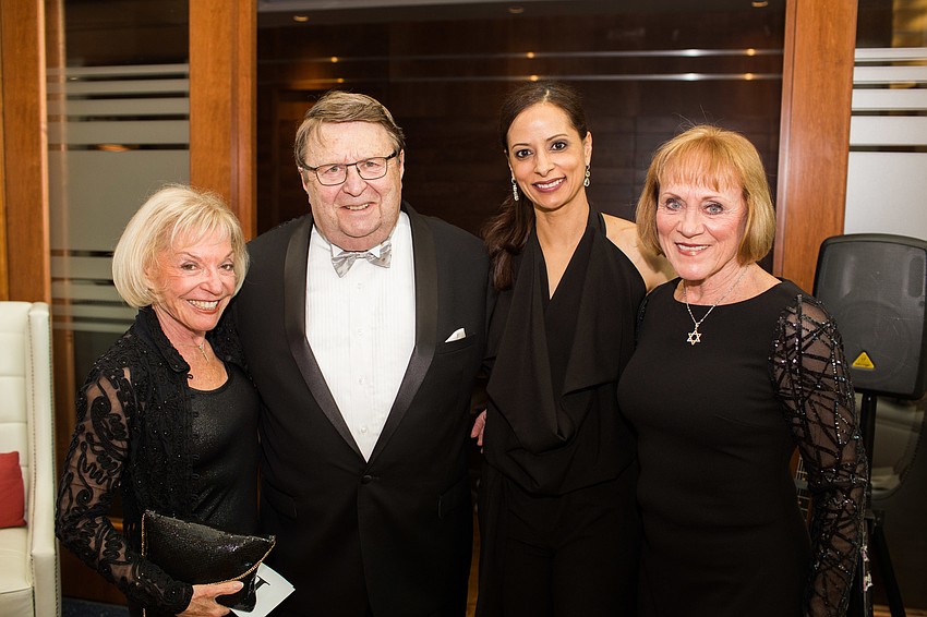 Micki Sellman, Stephen Aidlin, Rebeca Jaensch and President Kay Aidlin