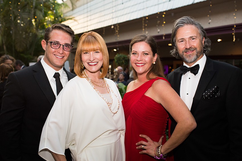 Jake Grollman, Co-Chairwoman Emily Walsh, Knickole Barger and Scott Stone