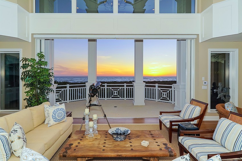 The main-floor living area.