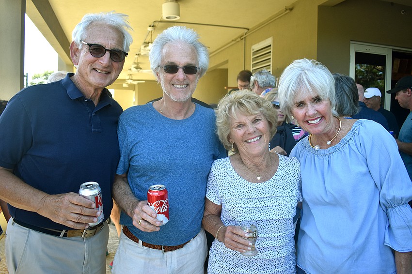 Mel Taub, Jim and Barbara Pappas and Sandy Schonhoff