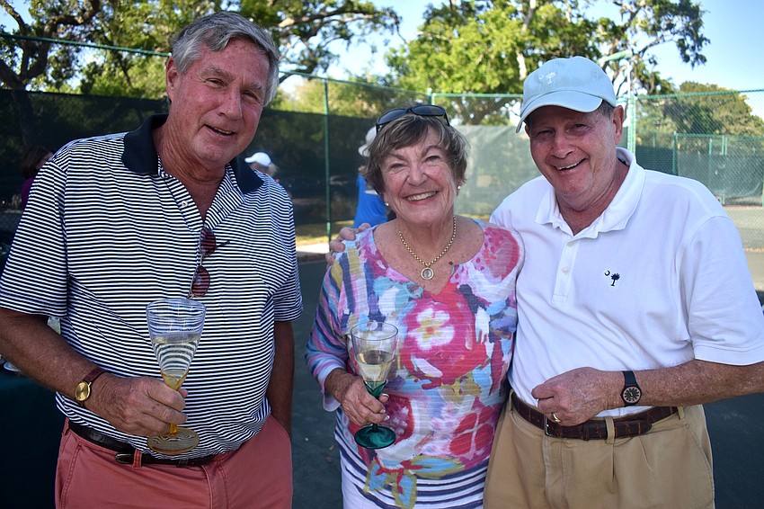 Andy and Karen Sawyer and Walter Hackett