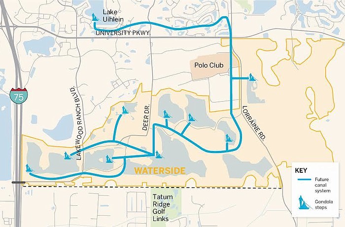 The new canal system in Lakewood Ranch should be finished by 2022.