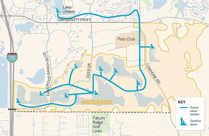 The new canal system in Lakewood Ranch should be finished by 2022.