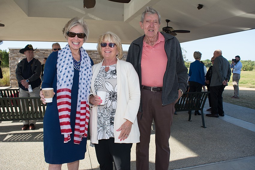 Community Foundation of Sarasota County President and CEO Roxie Jerde with Renee and Walt Eppard