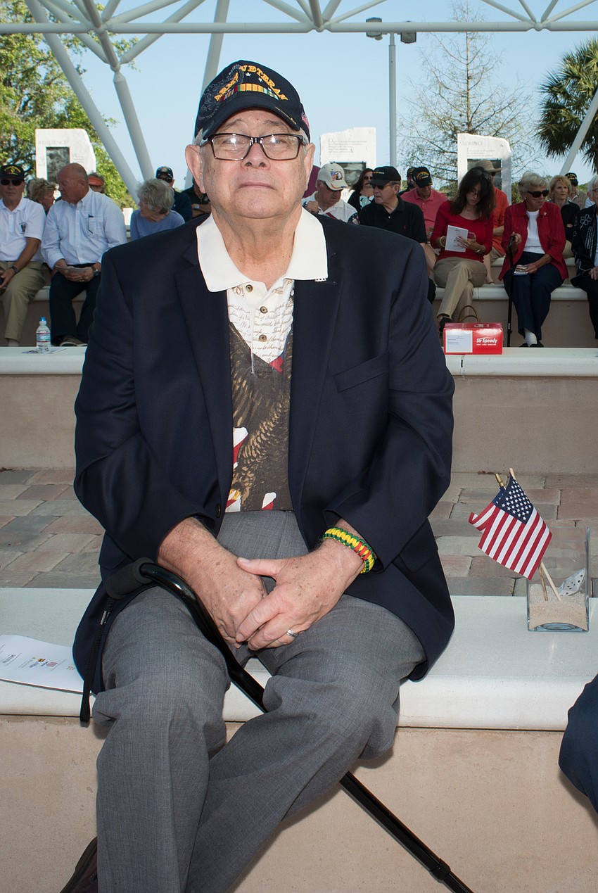 William Brockman, one of the many Vietnam War veterans that attended the event.