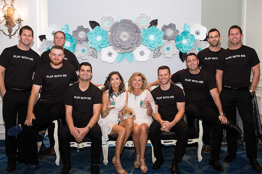 Brock Gratton, Duncan Crowley, Jack Leaf, Rob Melberth, Co-Chairwomen Donna Koffman and Tammy Karp, Michael Johnson, John Wohlwend, Derek Eisemann and Blake Gratton