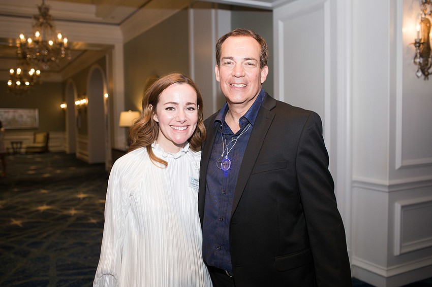 Executive Director Christen Benson and Sid Friedman