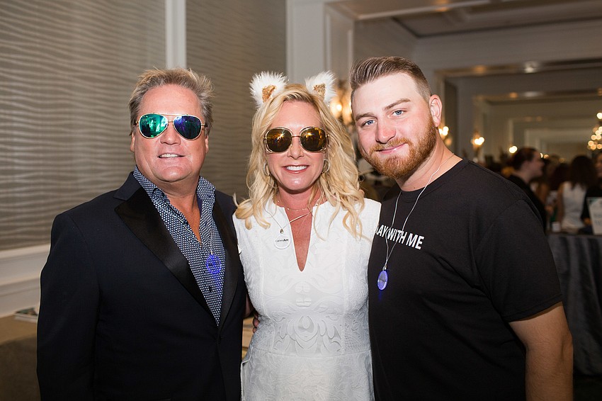 Scott and Jennifer Allen with Duncan Crowley