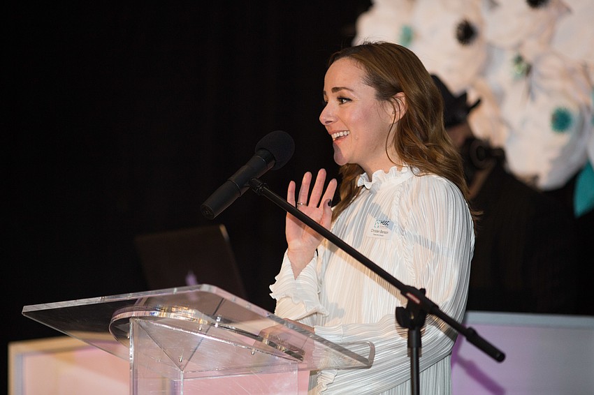 Executive Director Christen Benson talks about her dog, Duke.