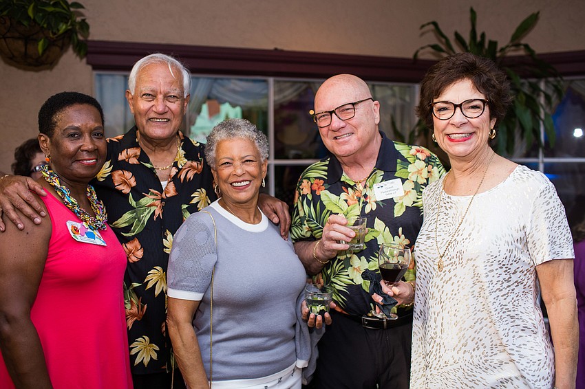 Co-Chairwoman Doris Johnson, Martin and Nila Padarathsingh and Bob and Debbie Franks