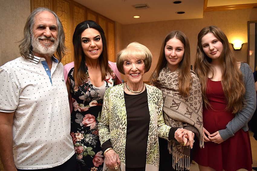 David, Zelagh, Doris, Alivia and Kalki Kaplan